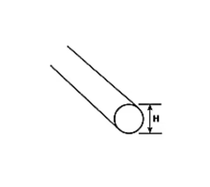 Plastruct Model Parts 90292 AR-4H Clear Rod, 1/8" (30 Pack)