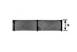 Plastruct Model Parts 90451 Close to HO Scale (1:100) Chain Link Fence