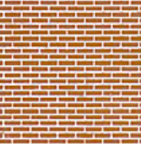 Plastruct Model Parts 91613 PS-100 O Scale Bricks (2 Pack), Red