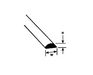 Plastruct Model Parts Half-Round Rod