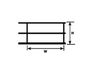 Plastruct Model Parts Hand Rail, ABS