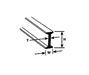 Plastruct Model Parts I Beam
