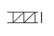 Plastruct Model Parts Pratt Open Web Truss
