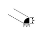 Plastruct Model Parts Quarter-Round Rod