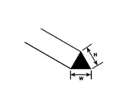 Plastruct Model Parts Triangular Rod