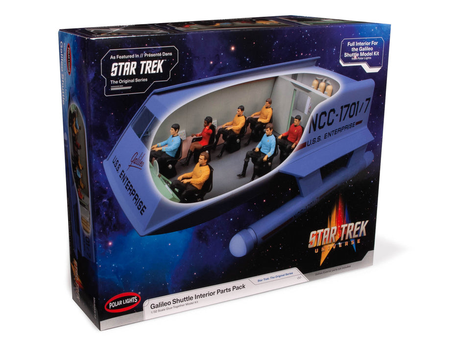 Polar Lights 053 1/32 Star Trek Universe Galileo Shuttle Interior Parts Pack