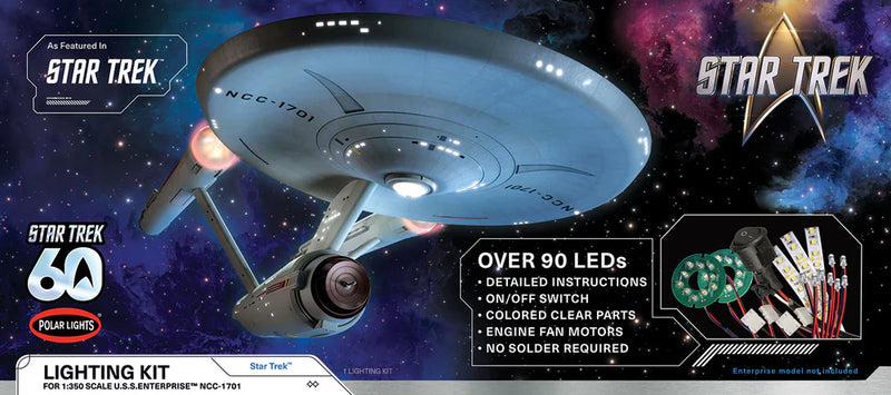 Polar Lights 48 1/350 Star Trek U.S.S. Enterprise Lighting Kit