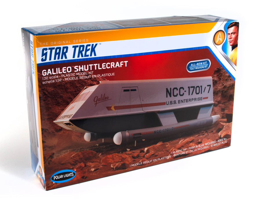 Polar Lights 909 1/32 Star Trek Galileo Shuttle Skill 2 Model Kit
