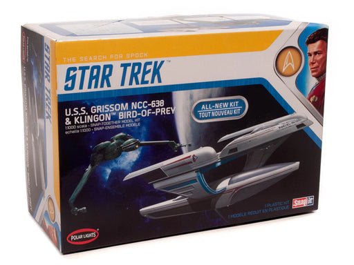 Polar Lights 957 1/1000 Star Trek U.S.S. Grissom and Klingon BoP SNAP Model Kit
