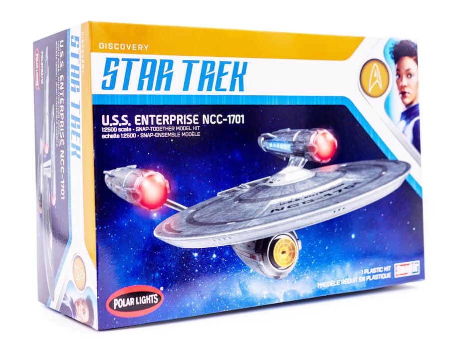 Polar Lights 971 1/2500 Star Trek Discovery USS Enterprise Snap It Model Kit