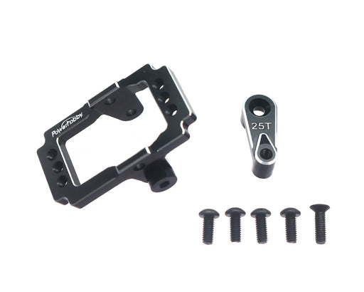 Power Hobby 5700 Black Aluminum TRX-4M Servo Mount
