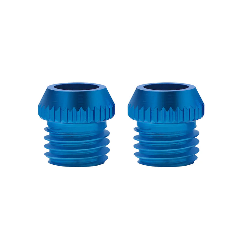 Powerhobby PHBTRX444 Blue Aluminum Cooling Hose Ferrule Cover for Traxxas Spartan and M41 Boats