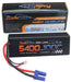 Powerhobby 3S 11.1V 5400mAh 100C Lipo Battery Pack with EC5 Plug