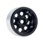 Powerhobby 5051 Black Aluminum 1.9" B2 Beadlock Wheels with 9mm Hubs 4 Pack