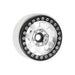 Powerhobby 5050 Silver Aluminum 1.9" Beadlock Wheels with 9mm Hubs 4 Pack