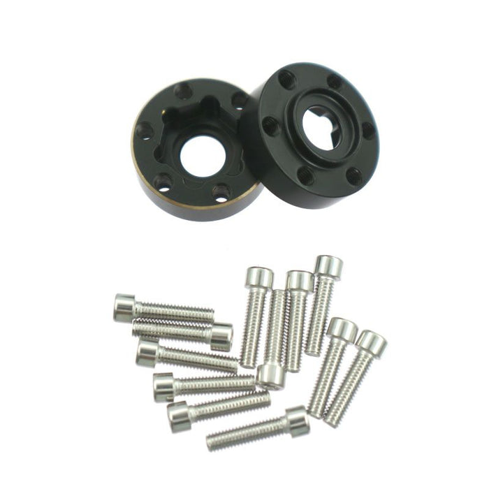 Powerhobby 5705 Brass Wheel 9mm Hex Hub Adapter for TRX-4 or SCX10 Crawler