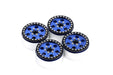 Powerhobby 5773 Blue Aluminum 1.9" B5 Positive Offset Beadlock Wheels 4 Pack