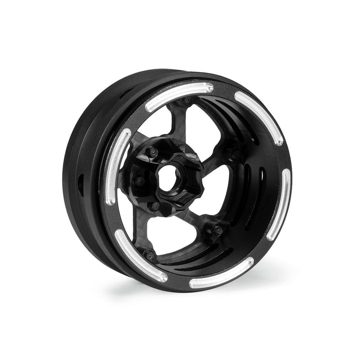 Powerhobby 5854 1.9" Carbon Fiber Lightweight Beadlock Wheels 4 Pack