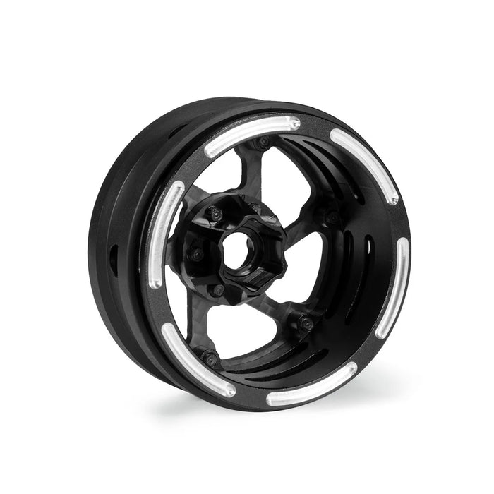 Powerhobby 5854 1.9" Carbon Fiber Lightweight Beadlock Wheels 4 Pack