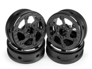 Powerhobby 5854 1.9" Carbon Fiber Lightweight Beadlock Wheels 4 Pack