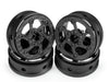 Powerhobby 5854 1.9" Carbon Fiber Lightweight Beadlock Wheels 4 Pack