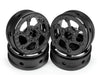 Powerhobby 5854 1.9" Carbon Fiber Lightweight Beadlock Wheels 4 Pack