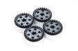 Powerhobby Grey Aluminum 1.9" B5 Positive Offset Beadlock Wheels 4 Pack
