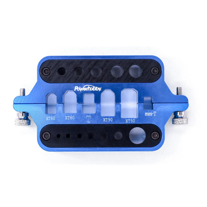 Powerhobby PHB5028 BLUE Aluminum RC Connector Soldering Jig