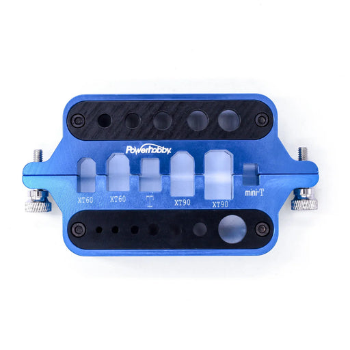 Powerhobby PHB5028 BLUE Aluminum RC Connector Soldering Jig