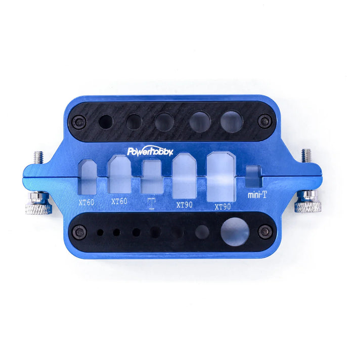 Powerhobby PHB5028 BLUE Aluminum RC Connector Soldering Jig