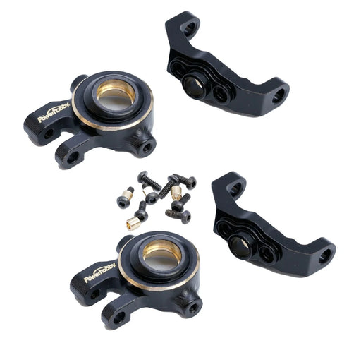 Powerhobby PHB5208  Brass C Hub and Steering Knuckles fits TRX4M