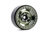 Powerhobby PHB6293 Green B6 Aluminum 1.9" Crawler Beadlock Wheels 4 Pack