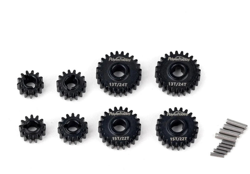 Powerhobby PHB6715 Chromely Steel Front Overdrive Gears for Redcat Ascent-18