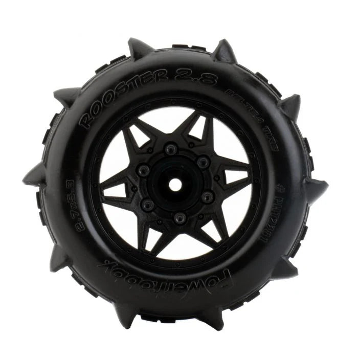 Powerhobby PHBPHT2187 1/10 Rooster 2.8" Belted Paddle Sand/Snow Tires (1 Pair)