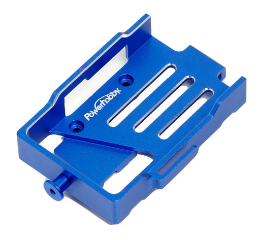 Powerhobby PHBTRX583BLUE Blue Aluminum Battery Tray Mount Plate fits Traxxas TRX-4M