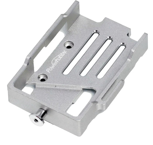 Powerhobby PHBTRX583SILVER  Silver Aluminum Battery Tray Mount Plate fits Traxxas TRX-4M