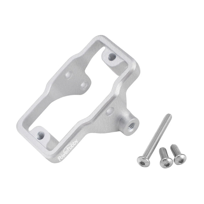 Powerhobby PHBTRX595SILVER Silver Aluminum Servo Mount fits TRX-4M