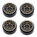 Powerhobby PHBTRX610 1.0" Black Brass Beadlock Crawler Wheels fits Traxxas TRX-4M