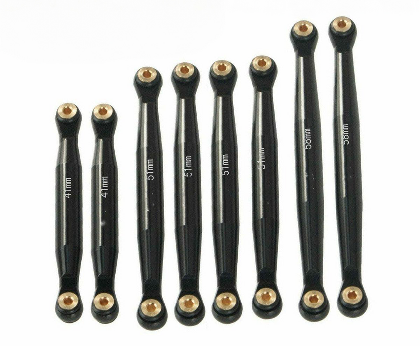Powerhobby SCX2445 Black Aluminum Link Set for SCX24 C10 Chevy