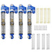 Powerhobby SCX24771 Blue 58mm Long Travel Shocks for SCX24 Jeep or Bronco