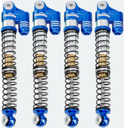 Powerhobby SCX24771 Blue 58mm Long Travel Shocks for SCX24 Jeep or Bronco