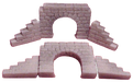 Pre-Size Model Specialities 123 HO Scale Cut Stone Culverts, 8' Arch (2-Pack)