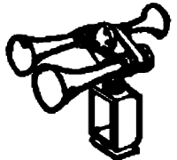 Precision Scale Co. 39085 HO Scale Brass 3 Chime Air Horn with Bracket