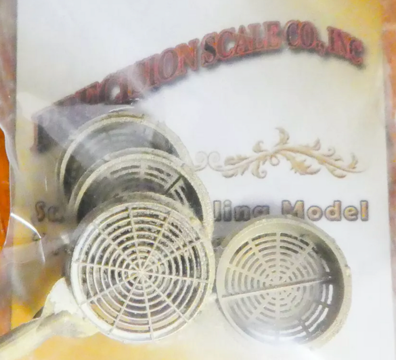 Precision Scale Co. 3931 HO Scale EMD 48" Dynamic Brake Fan (4 Pack)