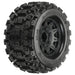 Pro-Line 10125-10 Badlands MX28 2.8 Tires Mounted on Raid Wheels Fits 2WD or 4x4 Stampede
