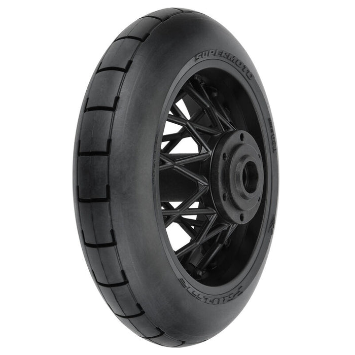Pro-Line 10223-10 Supermoto Rear Tire on Wheel for PROMOTO-MX
