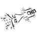 Pro-Line 6385-00 Twin I-Beam 2WD Pre-Runner Conversion Kit for SCX10 and SCX10II