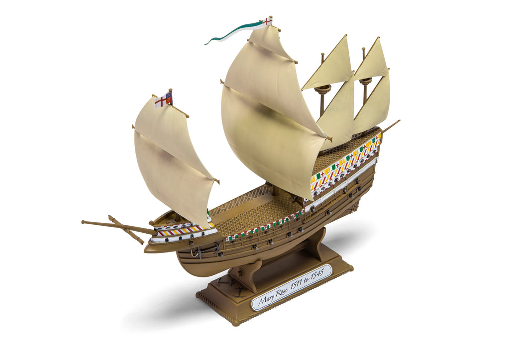 AIRFIX A55114A 1/400 Mary Rose Sailing Ship Small Starter Set (With Paint & Glue)