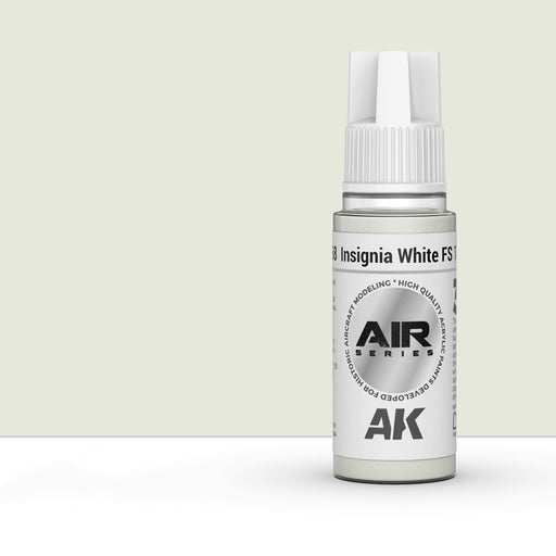 AK Interactive AK11868 Insignia White FS17875 3 Gen Acrylic Paint 17ml Bottle (Air Series)