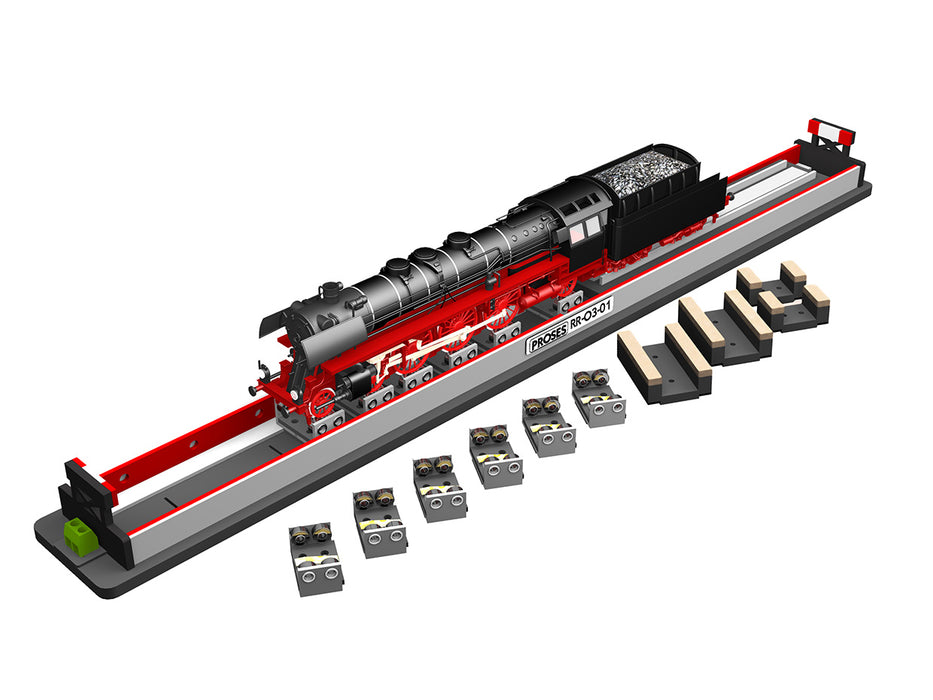 Proses by Bachmann 39030 O Scale 3 Rail Rolling Road Rollers and Wheel Cleaning